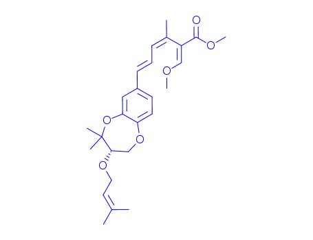 Molecular Structure of 129145-64-8 (strobilurin G)