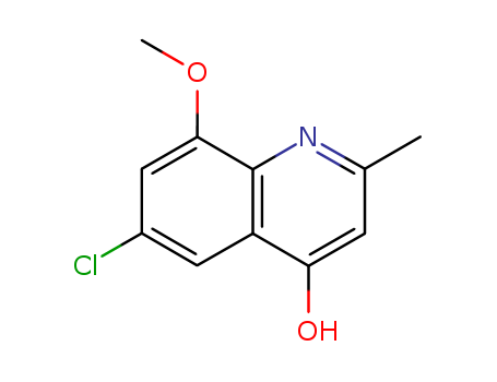 Cas no.1206-97-9 98% 6-Chloro-8-methoxy-2-methylquinolin-4-ol