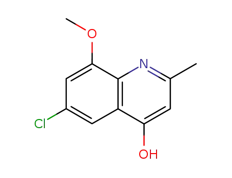 6-Chloro-8-methoxy-2-methylquinolin-4-ol