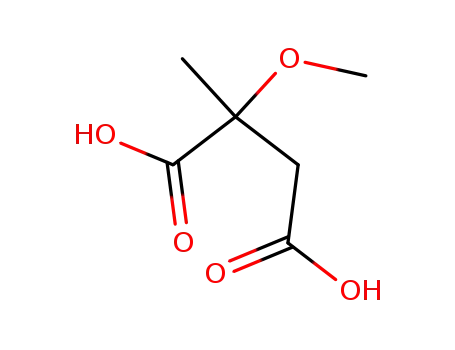 Molecular Structure of 15810-05-6 (2-methoxy-2-methyl-succinic acid)