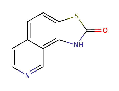 티아 졸로 [5,4-h] 이소 퀴놀린 -2 (1H)-온 (9CI)