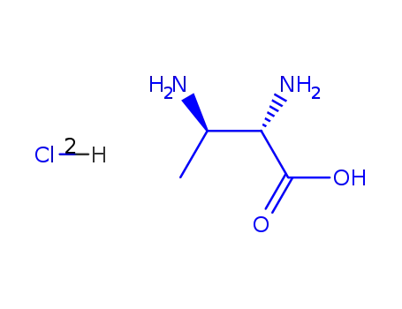 Molecular Structure of 121054-30-6 ((3S,2S)-2,3-Diaminobutyric acid 2HCl)