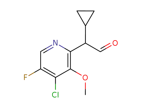 (4-Chloro-5-fluoro-3-methoxy-pyridin-2-yl)-cyclopropyl-acetaldehyde