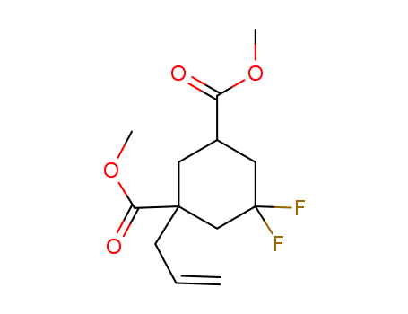 diMethyl 1-allyl-5,5-difluorocyclohexane-1,3-dicarboxylate