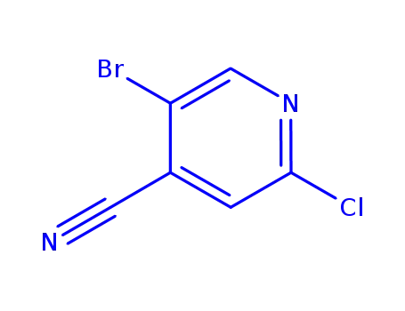 Molecular Structure of 1211515-17-1 (5-Bromo-2-chloroisonicotinonitrile)