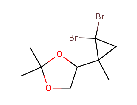 4-(2,2-dibromo-1-methylcyclopropyl)-2,2-dimethyl-1,3-dioxolane