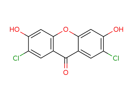 2,7-dichloro-3,6-dihydroxyxanth-9-one