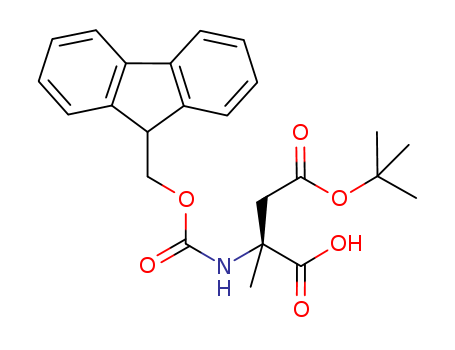 (S)-2-((((9H-Fluoren-9-yl)methoxy)carbonyl)amino)-4-(tert-butoxy)-2-methyl-4-oxobutanoic acid