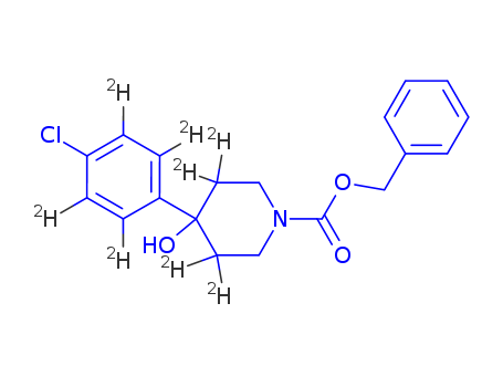 N-Benzyloxycarbonyl-4-(4-chlorophenyl-d4)-4-piperidinol
