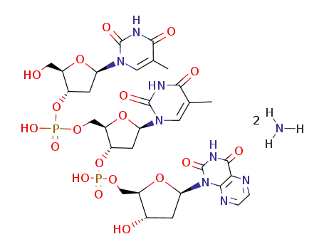 C<sub>31</sub>H<sub>38</sub>N<sub>8</sub>O<sub>19</sub>P<sub>2</sub>*2H<sub>3</sub>N