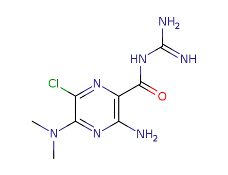 Molecular Structure of 1214-79-5 (5-(N,N-DIMETHYL)-AMILORIDE HYDROCHLORIDE)