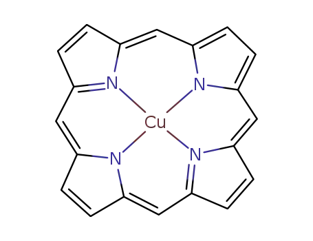 Molecular Structure of 13007-96-0 (COPPERPHORPHINE)