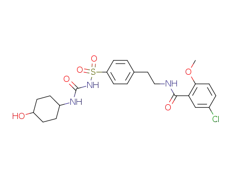 Molecular Structure of 23155-04-6 (RAC-TRANS 4-HYDROXYGLYBURIDE)