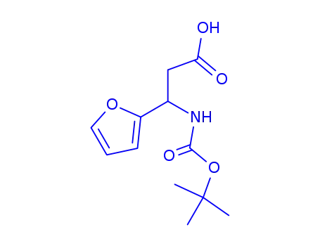 3-Tert-butoxycarbonylamino-3-furan-2-yl-propionic acid