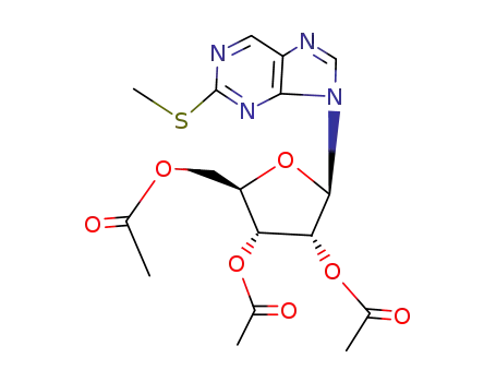 2-methylmercapto-9-(2,3,5-tri-O-acetyl-β-D-ribofuranosyl)purine