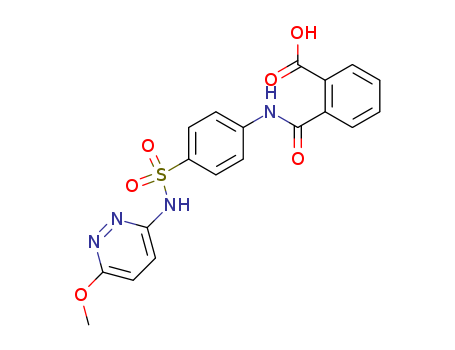 N-[4-(6-METHOXY-PYRIDAZIN-3-YLSULFAMOYL)-PHENYL]-PHTHALAMIC ACID