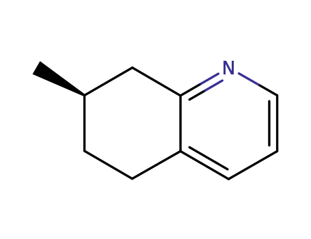 Molecular Structure of 121283-06-5 (Quinoline, 5,6,7,8-tetrahydro-7-methyl-, (R)- (9CI))
