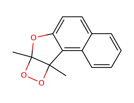 Molecular Structure of 129812-29-9 (7a,9a-dimethyl-7a,9a-dihydro[1,2]dioxeto[3,4-b]naphtho[1,2-d]furan)