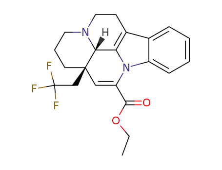 Molecular Structure of 129959-03-1 (ethyl 21,21,21-trifluoroapovincaminate)