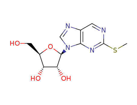 9H-Purine,2-(methylthio)-9-b-D-ribofuranosyl- cas  27640-80-8