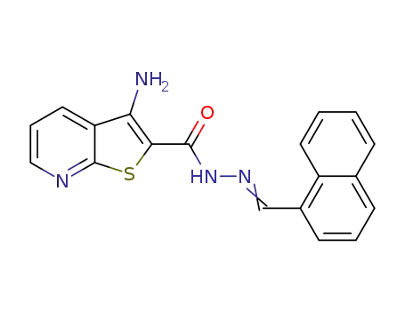 3-아미노-티에노[2,3-b]피리딘-2-카르복실산 나프탈렌-1-일-메틸렌 히드라지드