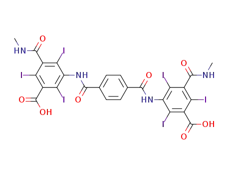 Isophthalamic acid, 5,5'-(1,4-phenylenebis(carbonylimino))bis(N-methyl-2,4,6-triiodo-