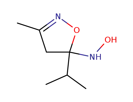 5-Isoxazolamine,4,5-dihydro-N-hydroxy-3-methyl-5-(1-methylethyl)-(9CI)