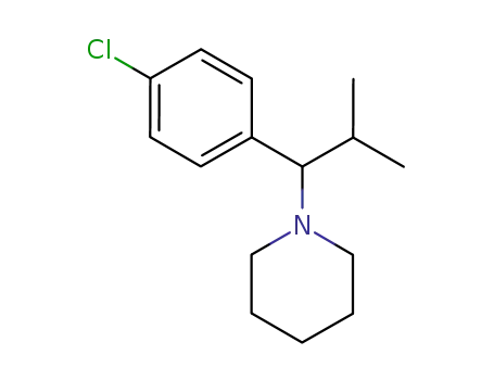 Molecular Structure of 94204-91-8 (1-Piperidino-1-<4-chlorphenyl>-isobutan)