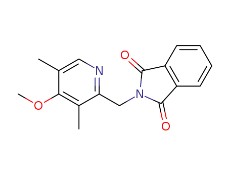 Molecular Structure of 946071-49-4 (2-((4-methoxy-3,5-dimethylpyridin-2-yl)methyl)isoindoline-1,3-dione)