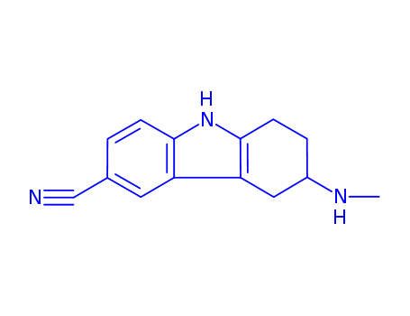 (6R)-6-Methylamino-6,7,8,9-tetrahydro-5H-carbazole-3-carbonitrile