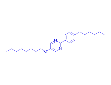 Molecular Structure of 121640-67-3 (2-(4-Hexylphenyl)-5-(octyloxy)-pyrimidine)