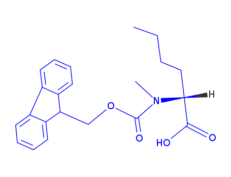 (R)-2-((((9H-Fluoren-9-yl)methoxy)carbonyl)(methyl)amino)hexanoic acid