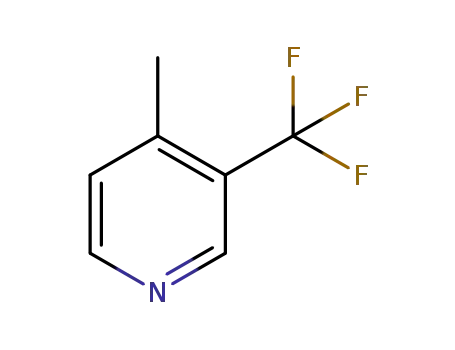 Molecular Structure of 1214344-10-1 (4-Methyl-3-(trifluoromethyl)pyridine)