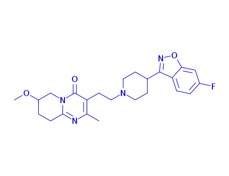 3-[2-[4-(6-Fluoro-1,2-benzisoxazol-3-yl)-1-piperidinyl]ethyl]-6,7,8,9-tetrahydro-7-methoxy-2-methyl-4H-pyrido[1,2-a]pyrimidin-4-one