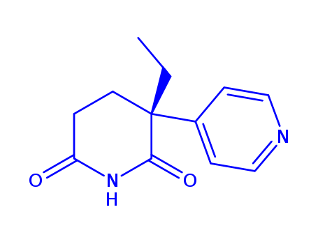 3-ethyl-3-pyridin-4-ylpiperidine-2,6-dione
