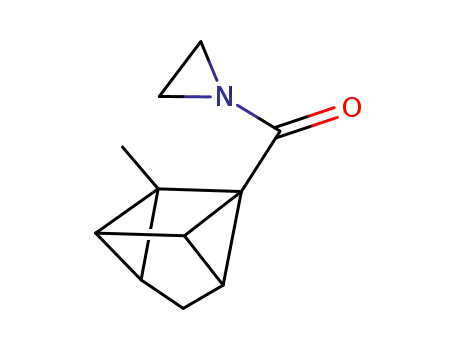 Molecular Structure of 121676-06-0 (Aziridine, 1-[(5-methyltetracyclo[3.2.0.02,7.04,6]hept-1-yl)carbonyl]- (9CI))