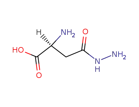 Molecular Structure of 13010-39-4 (beta-L-aspartyl-hydrazine)