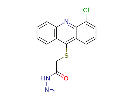 Acetic acid,2-[(4-chloro-9-acridinyl)thio]-, hydrazide