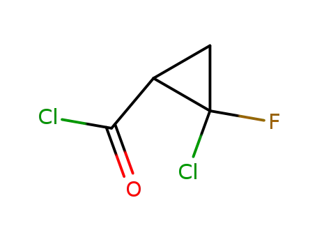Cyclopropanecarbonyl chloride, 2-chloro-2-fluoro-, cis- (9CI)