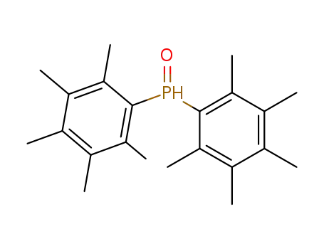 Molecular Structure of 122085-61-4 (Phosphine oxide, bis(pentamethylphenyl)-)
