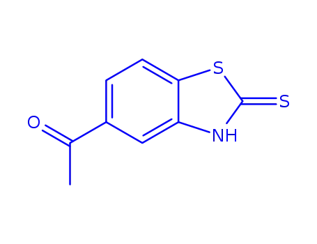 Molecular Structure of 121942-10-7 (Ethanone, 1-(2,3-dihydro-2-thioxo-5-benzothiazolyl)- (9CI))