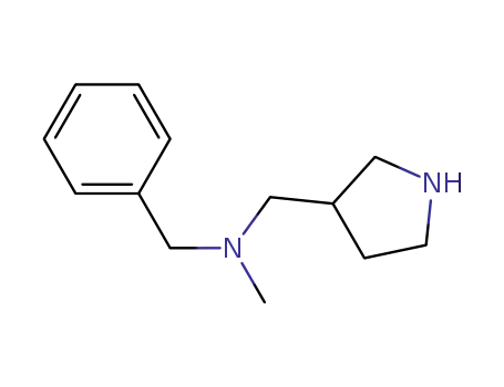 Molecular Structure of 1220023-77-7 (Benzyl-Methyl-pyrrolidin-3-ylMethyl-aMine)