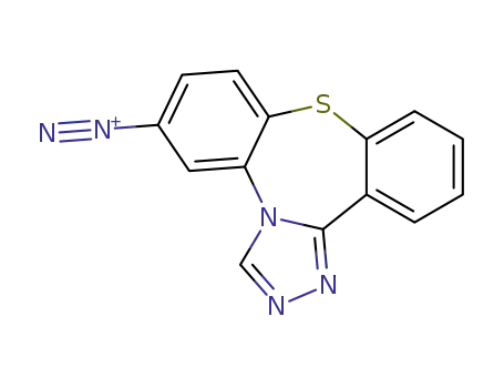 8-Thia-1,2,3a-triaza-dibenzo[e,h]azulene-5-diazonium