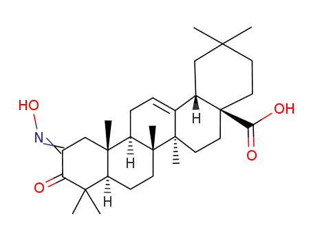 Olean-12-en-28-oicacid, 2-(hydroxyimino)-3-oxo- (9CI)