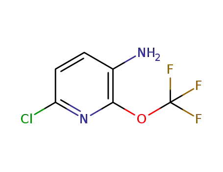 Molecular Structure of 1221171-93-2 (5-amino-2-chloro-6-(trifluoromethoxy)pyridine)