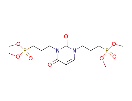 Molecular Structure of 130366-45-9 (1,3-Di(3-dimethoxyphosphorylpropyl)uracil)