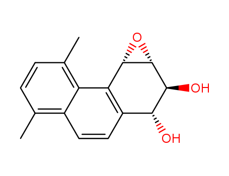 Phenanthro[3,4-b]oxirene-2,3-diol,1a,2,3,9c-tetrahydro-6,9-dimethyl-, (1aa,2a,3b,9ca)- (9CI)