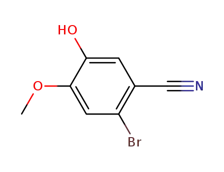 2-bromo-5-hydroxy-4-methoxy-benzonitrile