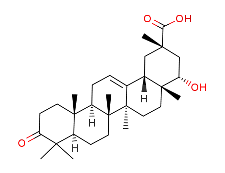 Molecular Structure of 144629-85-6 (triptotriterpenonic acid A)