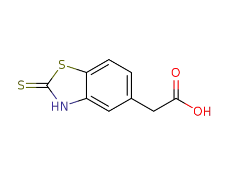 5-Benzothiazoleaceticacid,2,3-dihydro-2-thioxo-(9CI)